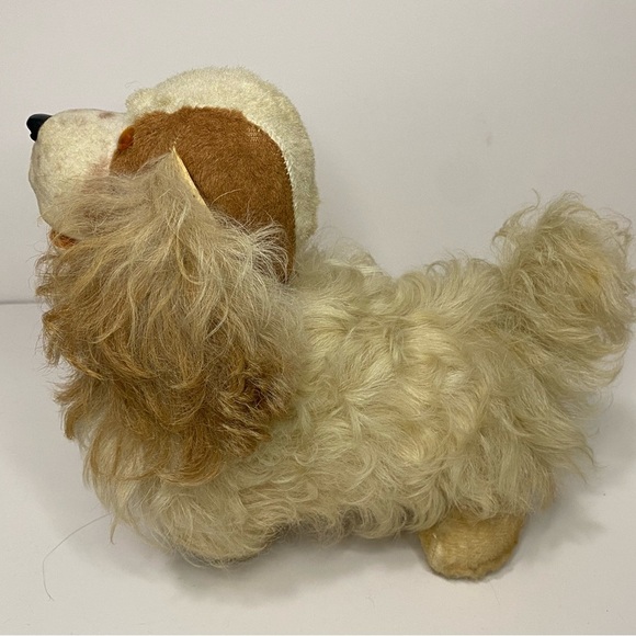 Vintage mohair plush toy dog - Picture 5 of 9